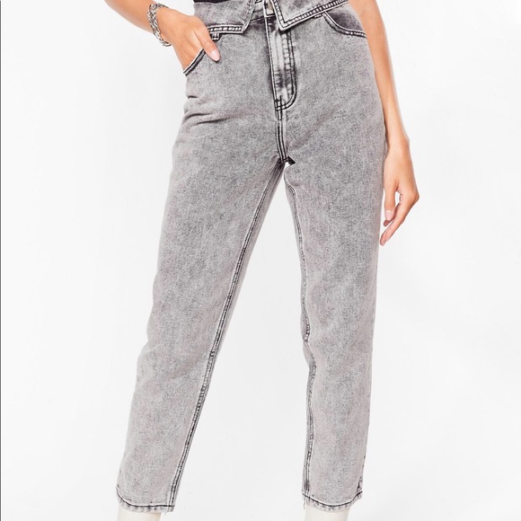 Nasty Gal High Waist Light Acid Wash Jean - Picture 6 of 7